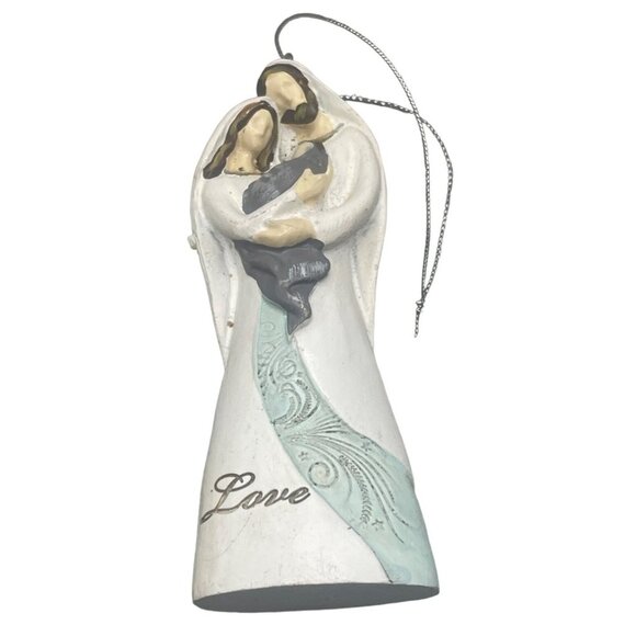 St Nicholas Square Angel Peace Love Spiritual Christmas Ornament Kohls 4" READ - Picture 1 of 5